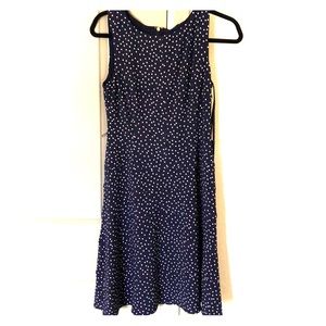 Tommy Hilfiger Navy Polka Dot Dress